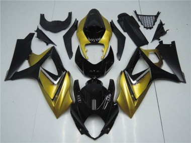 Kit Carenagem Suzuki GSXR 1000 K7 2007-2008 - Ouro Preto