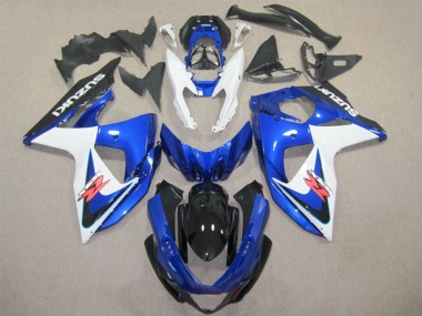 Kit Carenagem Suzuki GSXR 1000 K9 2009-2016 - Azul Branco