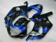 Kit Carenagem Suzuki GSXR 600 / 750 K1 K2 K3 2001-2003 - Azul Preto Kit Carenagem Suzuki GSXR 600 / 750 K1 K2 K3 2001-2003 - Azul Preto