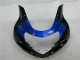 Kit Carenagem Suzuki GSXR 600 / 750 K1 K2 K3 2001-2003 - Azul Preto Kit Carenagem Suzuki GSXR 600 / 750 K1 K2 K3 2001-2003 - Azul Preto