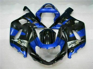 Kit Carenagem Suzuki GSXR 600 / 750 K1 K2 K3 2001-2003 - Azul Preto