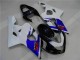 Kit Carenagem Suzuki GSXR 600 / 750 K4 2004-2005 - Azul Branco Kit Carenagem Suzuki GSXR 600 / 750 K4 2004-2005 - Azul Branco