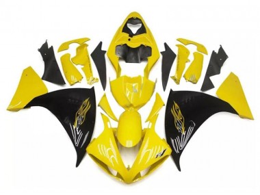 Kit Carenagem Yamaha R1 2009-2011 - Amarelo Preto
