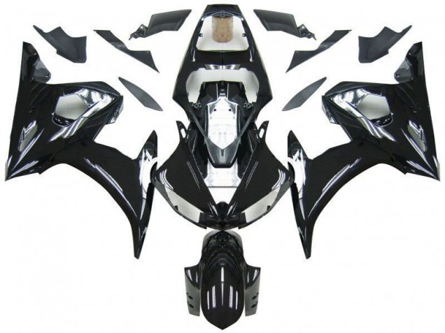Kit Carenagem Yamaha R6 2003-2005 - Preto Kit Carenagem Yamaha R6 2003-2005 - Preto