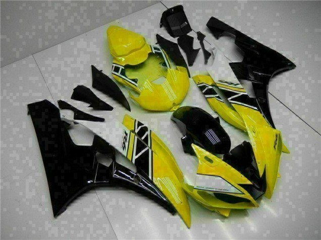 Kit Carenagem Yamaha R6 2006-2007 - Amarelo Preto Kit Carenagem Yamaha R6 2006-2007 - Amarelo Preto