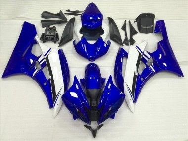 Kit Carenagem Yamaha R6 2006-2007 - Azul Branco