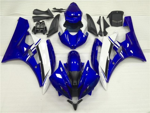 Kit Carenagem Yamaha R6 2006-2007 - Azul Branco Kit Carenagem Yamaha R6 2006-2007 - Azul Branco