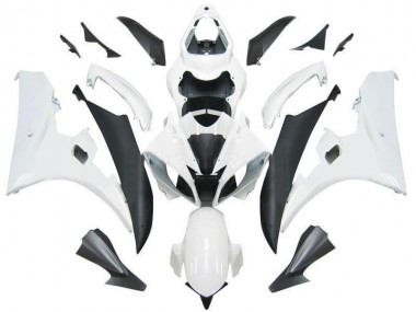 Kit Carenagem Yamaha R6 2006-2007 - Branco Preto