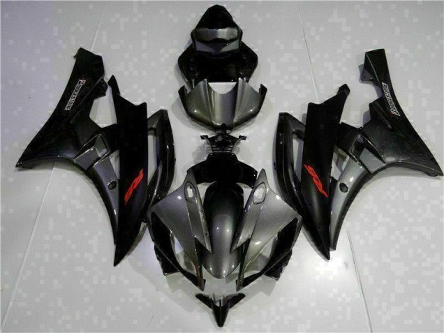 Kit Carenagem Yamaha R6 2006-2007 - Cinzento Preto Kit Carenagem Yamaha R6 2006-2007 - Cinzento Preto