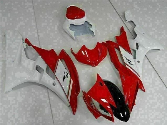 Kit Carenagem Yamaha R6 2006-2007 - Vermelho Branco Kit Carenagem Yamaha R6 2006-2007 - Vermelho Branco