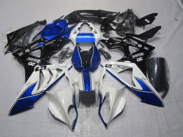 Kit Completo Carenagem BMW S1000RR 2009-2014 - Azul Branco Kit Completo Carenagem BMW S1000RR 2009-2014 - Azul Branco