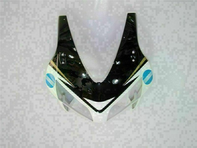Kit Completo Carenagem Honda CBR 600RR 2003-2004 - Branco Preto Kit Completo Carenagem Honda CBR 600RR 2003-2004 - Branco Preto