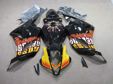 Kit Completo Carenagem Honda CBR 600RR 2009-2012 - Preto Amarelo