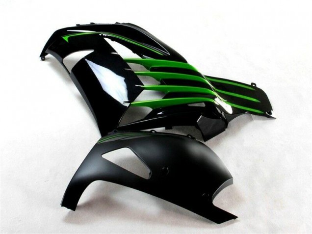 Kit Completo Carenagem Kawasaki EX250 2008-2012 - Preto Verde Kit Completo Carenagem Kawasaki EX250 2008-2012 - Preto Verde