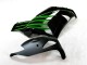 Kit Completo Carenagem Kawasaki EX250 2008-2012 - Preto Verde Kit Completo Carenagem Kawasaki EX250 2008-2012 - Preto Verde