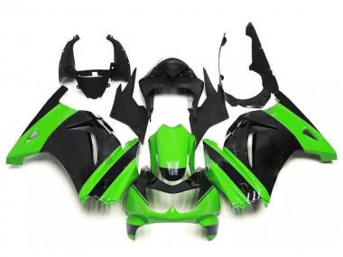 Kit Completo Carenagem Kawasaki EX250 2008-2012 - Verde Preto