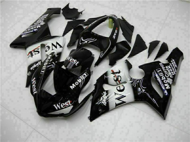 Kit Completo Carenagem Kawasaki ZX6R 2005-2006 - Preto Kit Completo Carenagem Kawasaki ZX6R 2005-2006 - Preto
