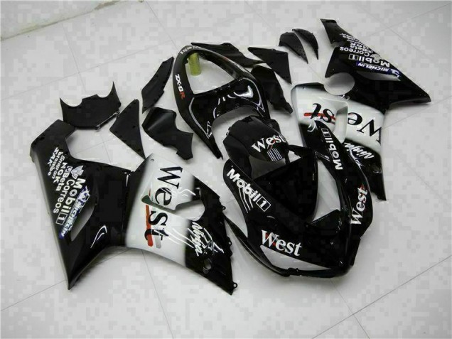 Kit Completo Carenagem Kawasaki ZX6R 2005-2006 - Preto Kit Completo Carenagem Kawasaki ZX6R 2005-2006 - Preto