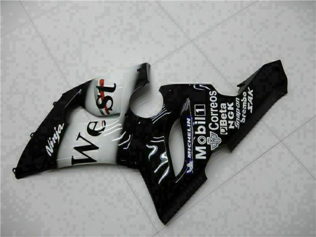 Kit Completo Carenagem Kawasaki ZX6R 2005-2006 - Preto Kit Completo Carenagem Kawasaki ZX6R 2005-2006 - Preto