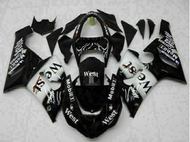Kit Completo Carenagem Kawasaki ZX6R 2005-2006 - Preto