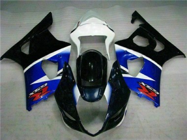 Kit Completo Carenagem Suzuki GSXR 1000 K3 2003-2004 - Preto Azul