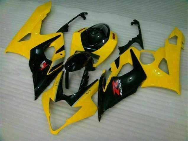 Kit Completo Carenagem Suzuki GSXR 1000 K5 2005-2006 - Amarelo Preto Kit Completo Carenagem Suzuki GSXR 1000 K5 2005-2006 - Amarelo Preto