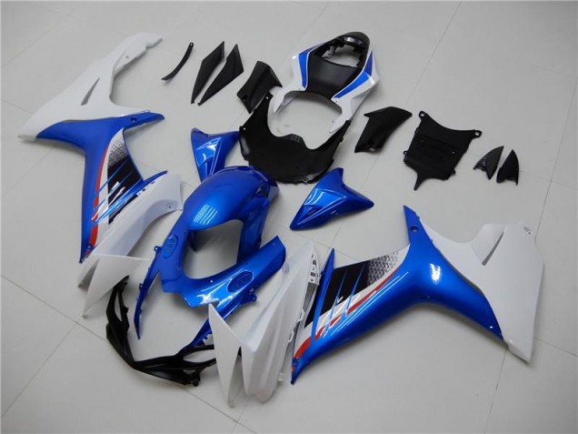 Kit Completo Carenagem Suzuki GSXR 600 / 750 K11 2011-2021 - Azul Branco Kit Completo Carenagem Suzuki GSXR 600 / 750 K11 2011-2021 - Azul Branco