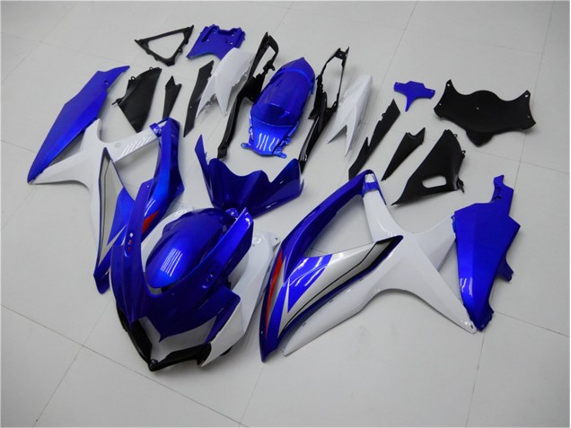 Kit Completo Carenagem Suzuki GSXR 600 / 750 K8 2008-2010 - Azul Branco Kit Completo Carenagem Suzuki GSXR 600 / 750 K8 2008-2010 - Azul Branco