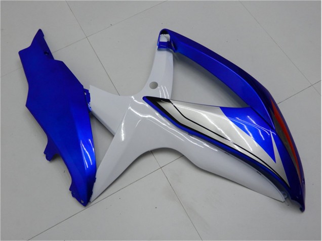 Kit Completo Carenagem Suzuki GSXR 600 / 750 K8 2008-2010 - Azul Branco Kit Completo Carenagem Suzuki GSXR 600 / 750 K8 2008-2010 - Azul Branco