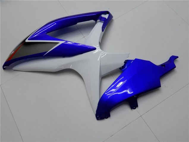 Kit Completo Carenagem Suzuki GSXR 600 / 750 K8 2008-2010 - Branco Azul Kit Completo Carenagem Suzuki GSXR 600 / 750 K8 2008-2010 - Branco Azul