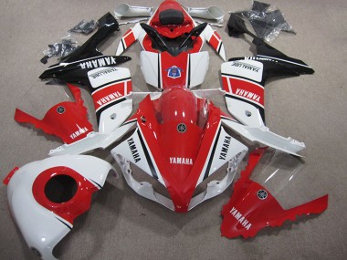 Kit Completo Carenagem Yamaha R1 2007-2008 - Vermelho Branco