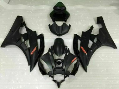 Kit Completo Carenagem Yamaha R6 2006-2007 - Preto