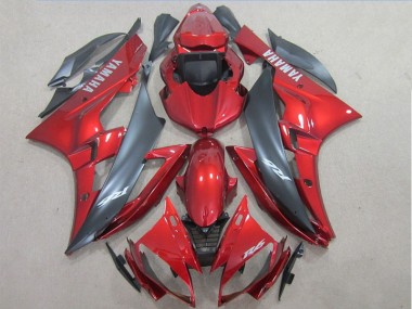 Kit Completo Carenagem Yamaha R6 2006-2007 - Vermelho