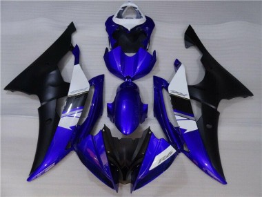 Kit Completo Carenagem Yamaha R6 2008-2016 - Azul Preto