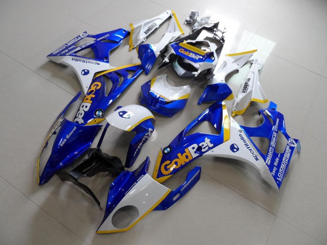 Kits Carenagem BMW S1000RR 2009-2014 - Azul Branco GoldBet Kits Carenagem BMW S1000RR 2009-2014 - Azul Branco GoldBet