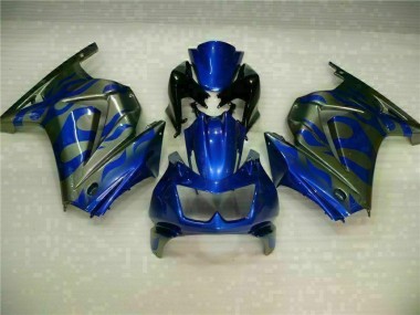 Kits Carenagem Kawasaki EX250 2008-2012 - Azul