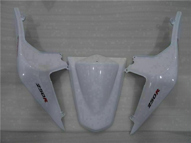 Kits Carenagem Kawasaki EX250 2008-2012 - Branco Preto Ninja