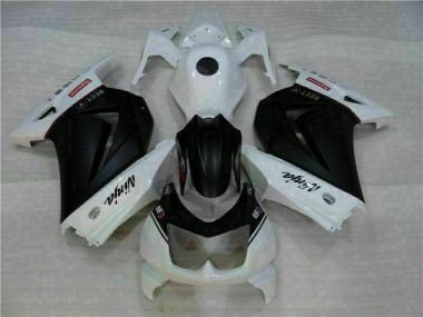 Kits Carenagem Kawasaki EX250 2008-2012 - Branco Preto Ninja