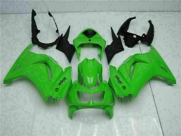 Kits Carenagem Kawasaki EX250 2008-2012 - Verde Preto Ninja