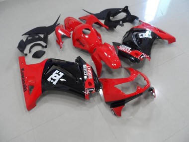 Kits Carenagem Kawasaki ZX 250R 2008-2012 - Vermelho Preto