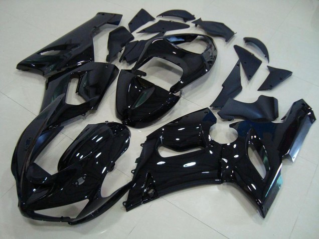 Kits Carenagem Kawasaki ZX6R 2005-2006 - Preto Brilhante Kits Carenagem Kawasaki ZX6R 2005-2006 - Preto Brilhante