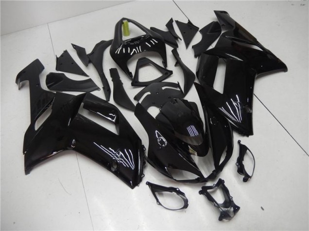 Kits Carenagem Kawasaki ZX6R 2007-2008 - Preto Brilhante Kits Carenagem Kawasaki ZX6R 2007-2008 - Preto Brilhante
