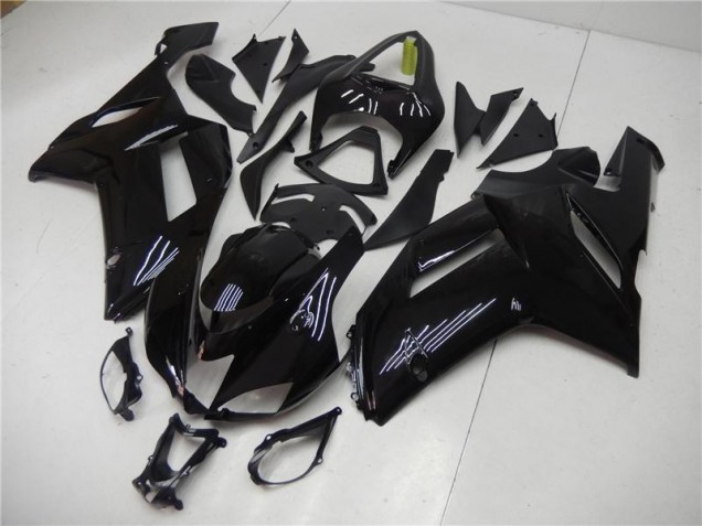 Kits Carenagem Kawasaki ZX6R 2007-2008 - Preto Brilhante Kits Carenagem Kawasaki ZX6R 2007-2008 - Preto Brilhante