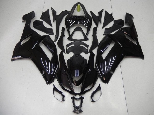 Kits Carenagem Kawasaki ZX6R 2007-2008 - Preto Brilhante Kits Carenagem Kawasaki ZX6R 2007-2008 - Preto Brilhante