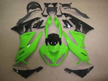 Kits Carenagem Kawasaki ZX6R 2009-2012 - Preto Verde