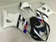 Kits Carenagem Suzuki GSXR 1000 K3 2003-2004 - Branco Preto Kits Carenagem Suzuki GSXR 1000 K3 2003-2004 - Branco Preto