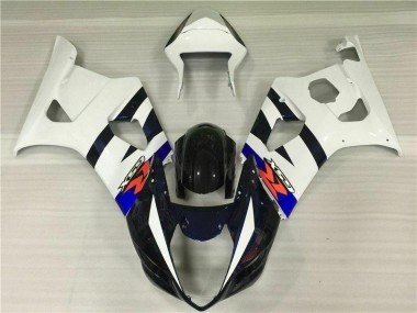 Kits Carenagem Suzuki GSXR 1000 K3 2003-2004 - Branco Preto