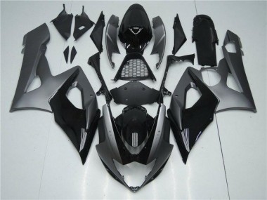 Kits Carenagem Suzuki GSXR 1000 K5 2005-2006 - Cinzento Preto