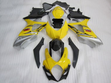 Kits Carenagem Suzuki GSXR 1000 K7 2007-2008 - Amarelo Preto