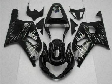 Kits Carenagem Suzuki GSXR 600 / 750 K1 K2 K3 2001-2003 - Preto